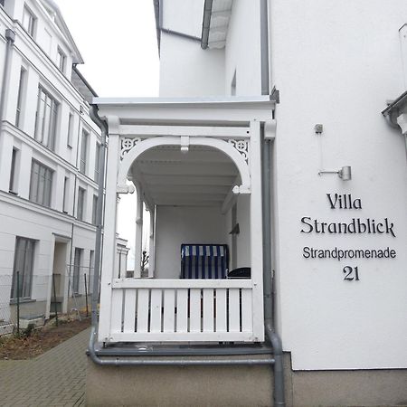 Villa Strandblick In Binz, Fewos Direkt Am Strand Mit Balkon Und Teilweise Mit Meerblick Exterior foto