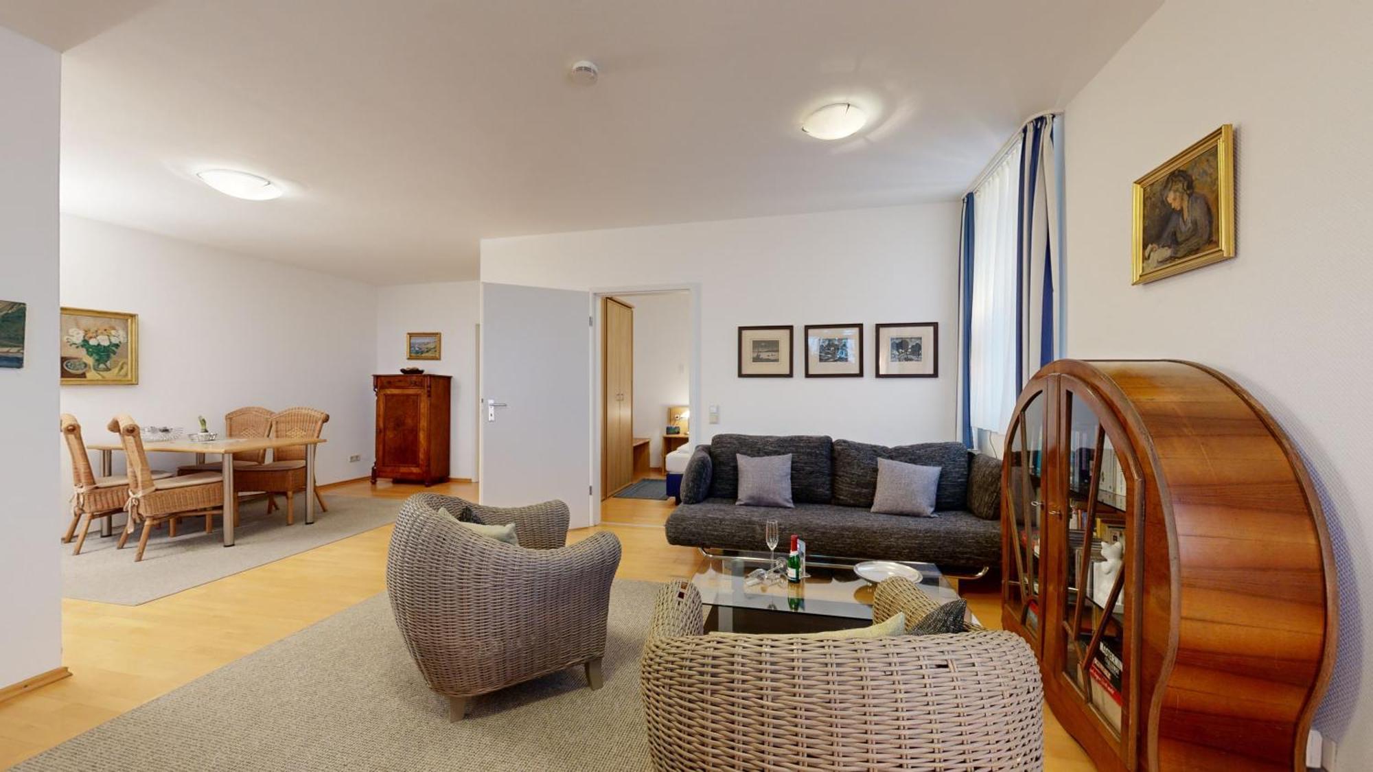 Villa Strandblick In Binz, Fewos Direkt Am Strand Mit Balkon Und Teilweise Mit Meerblick Exterior foto